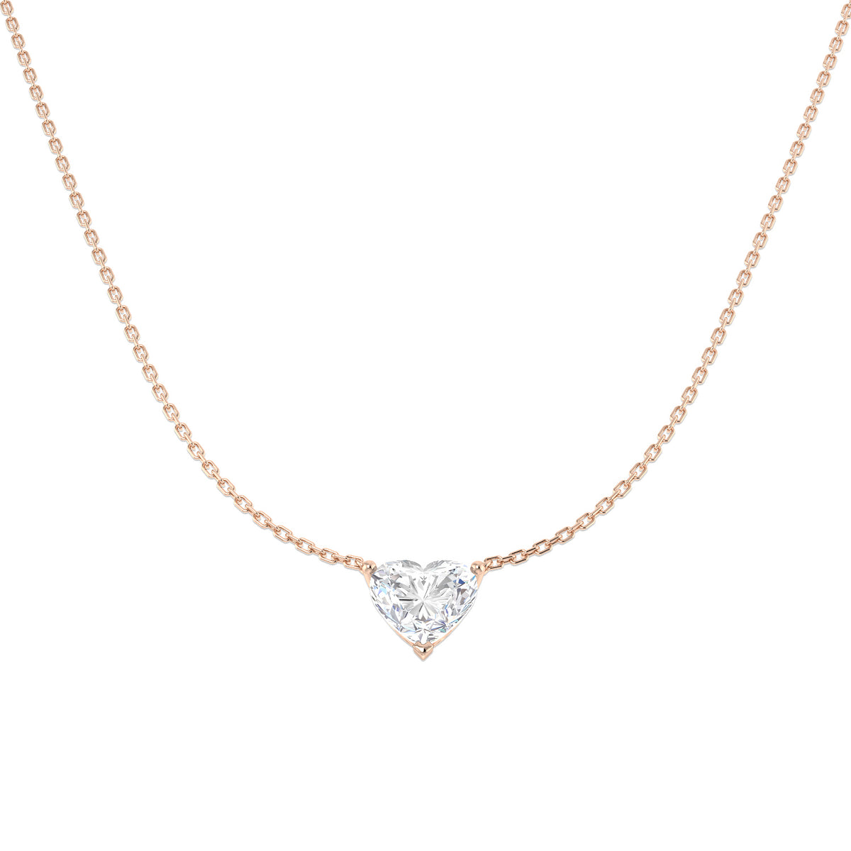Heart Lab-Grown Diamond Ring 2.03ct – SN2300 – 18k Rose Gold