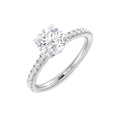 Engagement Lab-Grown Diamond Ring 1.32ct–1.36ct – SR5595 – 18k White Gold