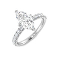 Engagement Lab-Grown Diamond Ring 2.64ct – SR8003 – 18k White Gold