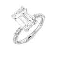 Engagement Lab-Grown Diamond Ring 3.38ct–3.41ct – SR5908 – 18k White Gold