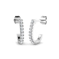Hoops Diamond Ring 0.18ct–0.47ct – SE6069 – 18k White Gold