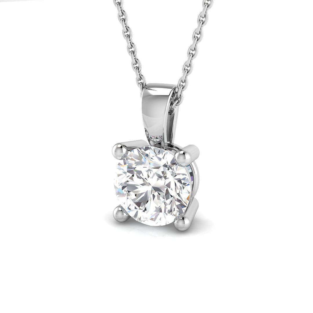 Solitaire Lab-Grown Diamond Ring 1.29ct–1.35ct – SP4993-7.0 – 9k White Gold