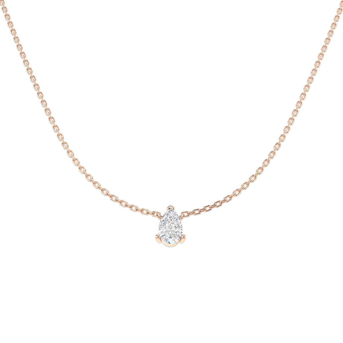 Solitaire Lab-Grown Diamond Ring 0.53ct–3.03ct – SN1951 – 18k Rose Gold