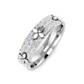 Fancy Diamond Ring 0.72ct – SR6507 – 18k White Gold