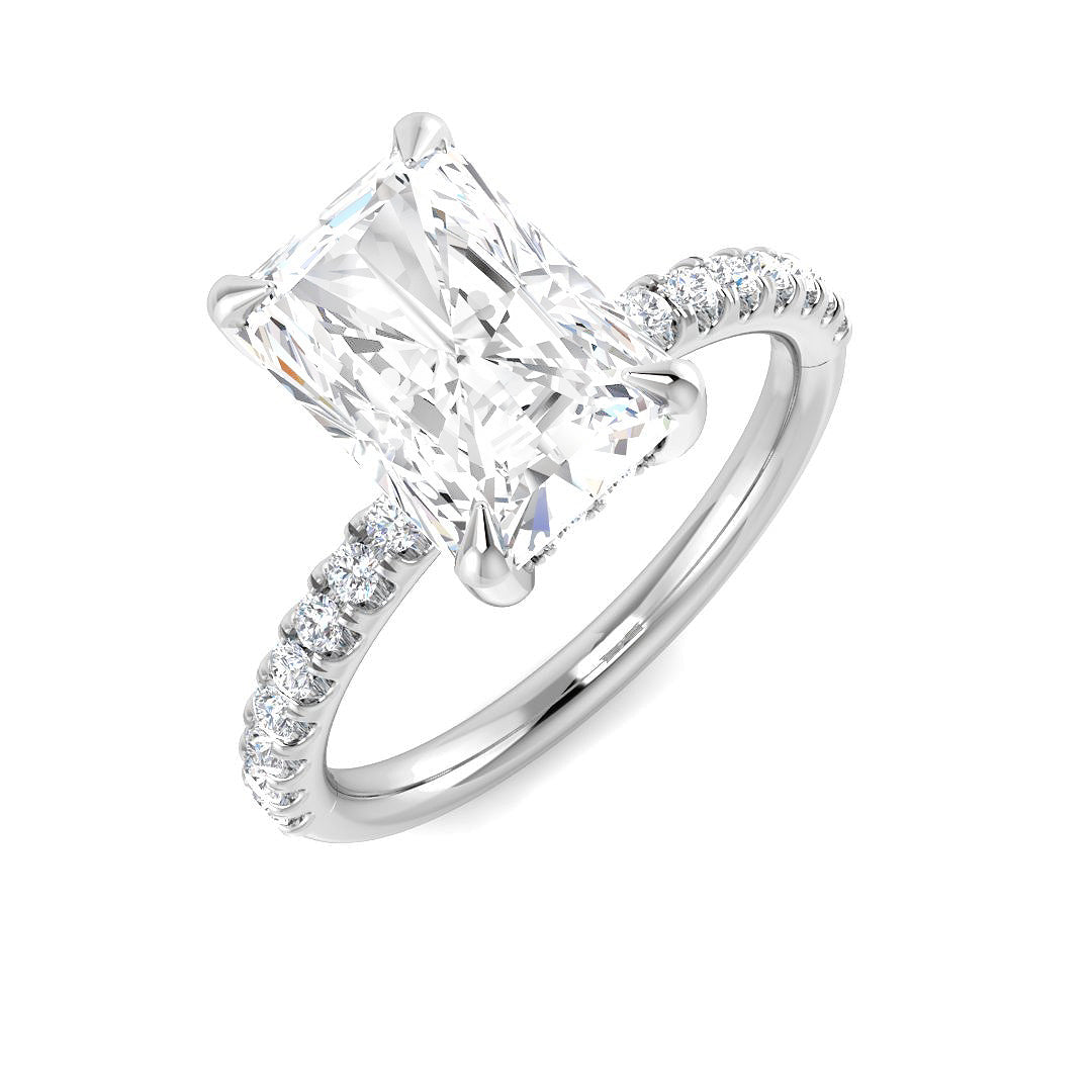 Engagement Lab-Grown Diamond Ring 3.38ct–3.41ct – SR5908 – Platinum