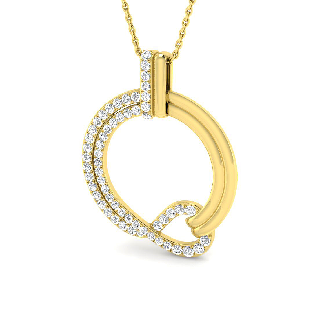 Circle of Life Diamond Ring 0.57ct – SP7029 – 9k Yellow Gold