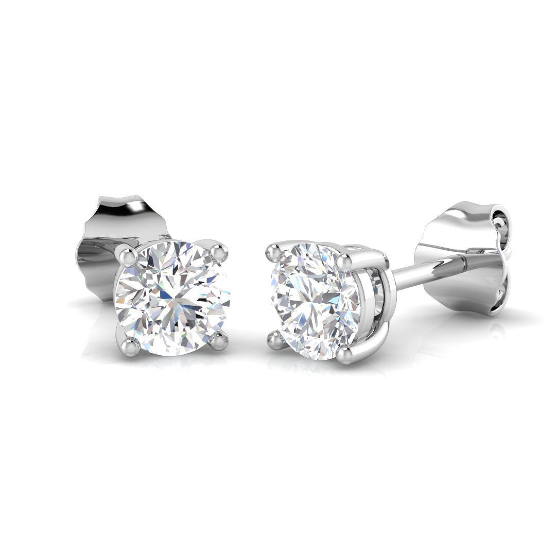 Solitaire Diamond Ring 0.8ct – SE5340 – 18k White Gold