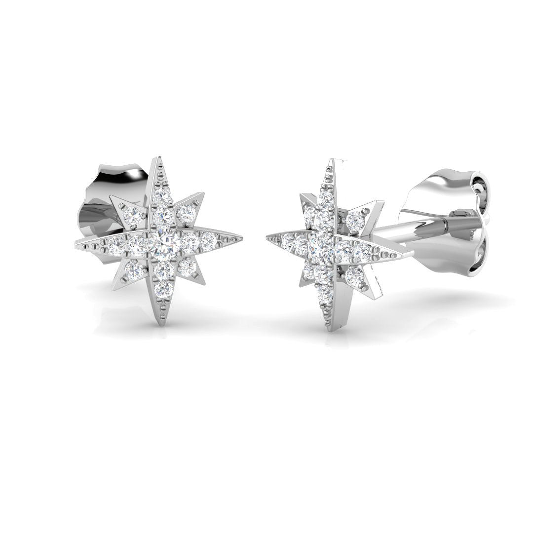 Fancy Diamond Ring 0.08ct – SE6064 – 18k White Gold