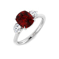 Ruby Diamond Ring 2.67ct – SR1515~RY – 18k White Gold