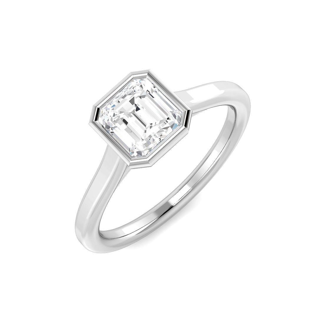 Engagement Lab-Grown Diamond Ring 1.02ct–1.04ct – SR7437 – 18k White Gold