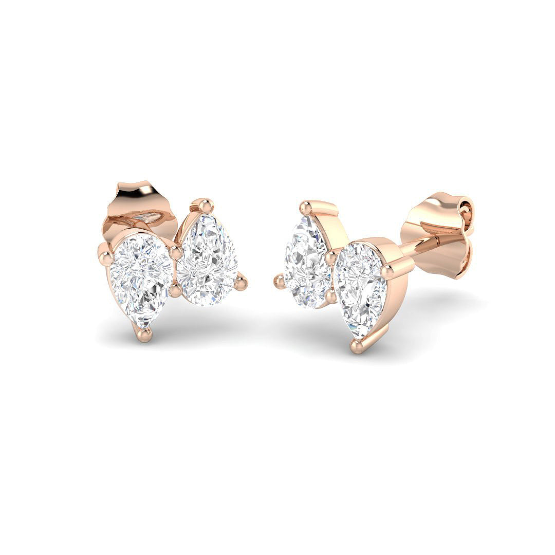 Shape Diamond Ring 0.88ct–1.02ct – SE7180 – 18k Rose Gold