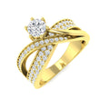 Fancy Diamond Ring 1.02ct – SR6789 – 9k Yellow Gold