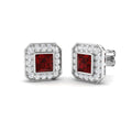 Ruby Diamond Ring 1.94ct – SE7466~RY – 18k White Gold