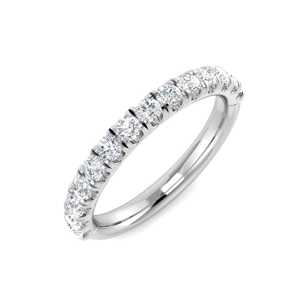 Half Eternity Diamond Ring 0.25ct–3.51ct – SR5496 – 18k White Gold