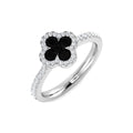 Clover Diamond Ring 0.55ct – SR7375~BD – 18k White Gold