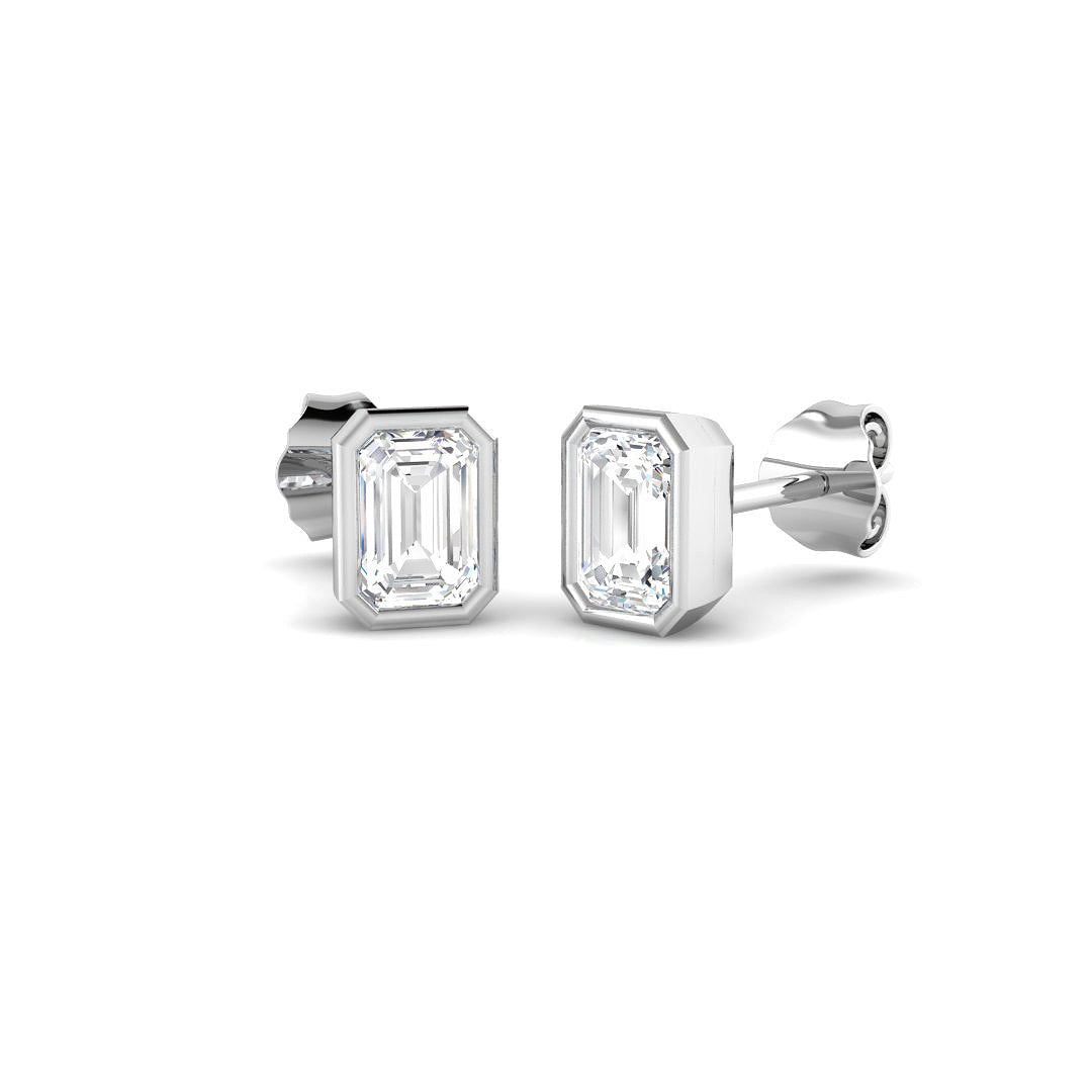 Solitaire Lab-Grown Diamond Ring 1.11ct – SE7497 – 18k White Gold