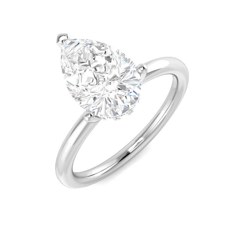 Engagement Lab-Grown Diamond Ring 2.16ct–2.18ct – SR5706 – 18k White Gold