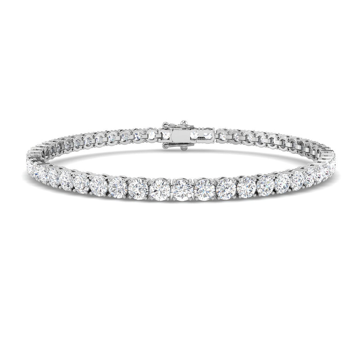 Tennis Diamond Ring 8.81ct – BL7659-7.1 – 18k White Gold