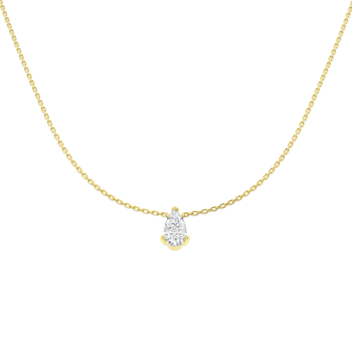 Solitaire Lab-Grown Diamond Ring 0.53ct–3.03ct – SN1951 – 18k Yellow Gold