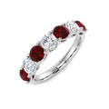 Ruby Diamond Ring 2.1ct – SR6893~RY – 18k White Gold