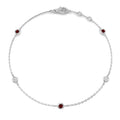 Ruby Diamond Ring 0.23ct – BJB0734B~RY – 18k White Gold