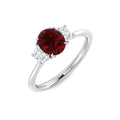 Ruby Diamond Ring 1.5ct – SR3110~RY – 18k White Gold