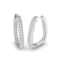 Hoops Diamond Ring 0.95ct – BJE0174 – 18k White Gold