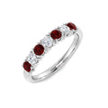 Multi Stone Diamond Ring 0.68ct – SR7952~RY – 18k White Gold