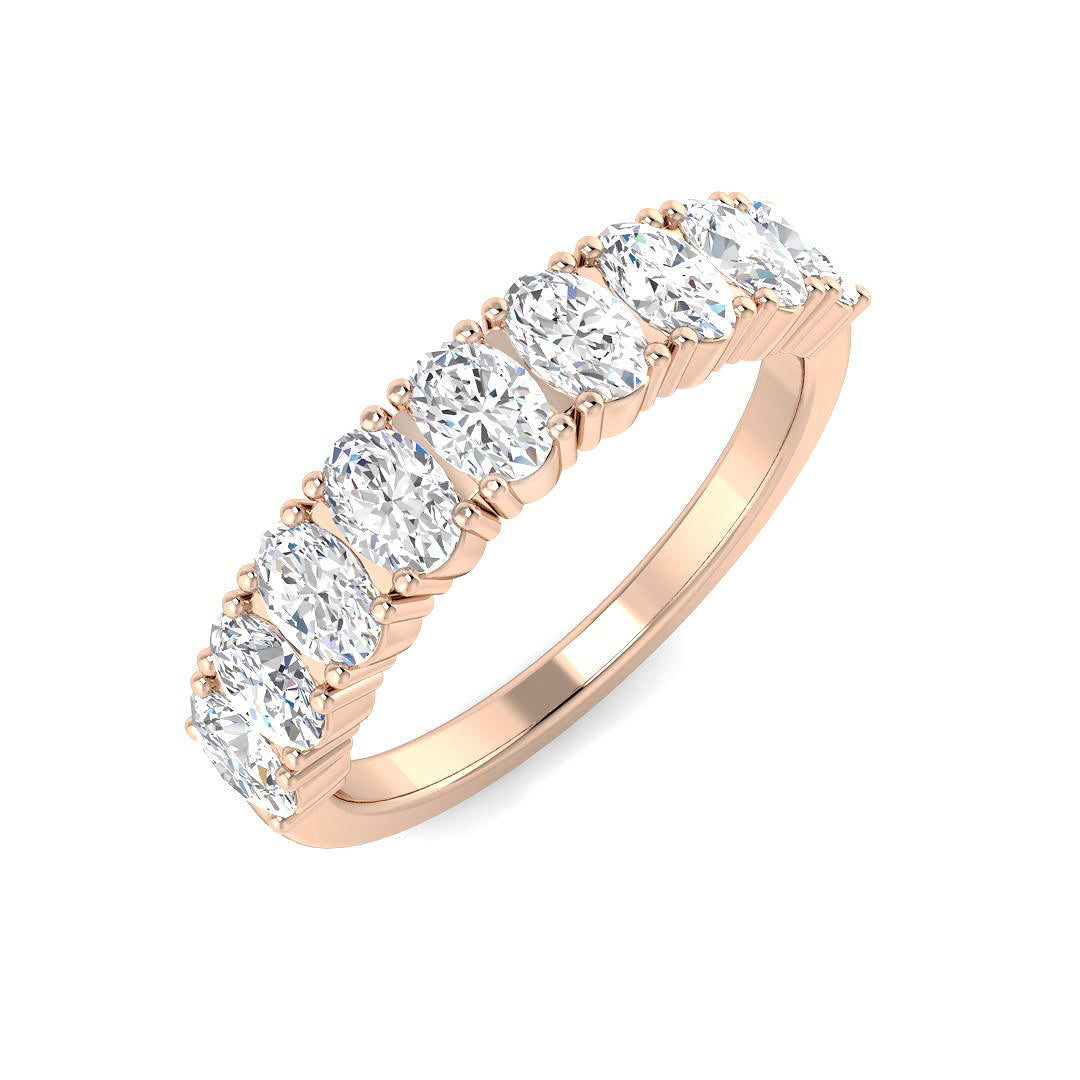 Multi Stone Diamond Ring 1.42ct – SR7836 – 18k Rose Gold