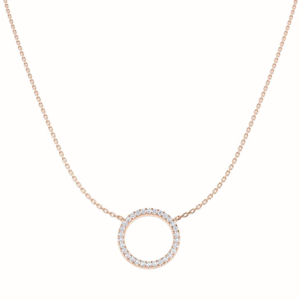 Circle of Life Diamond Ring 0.1ct–0.33ct – SN1915 – 18k Rose Gold