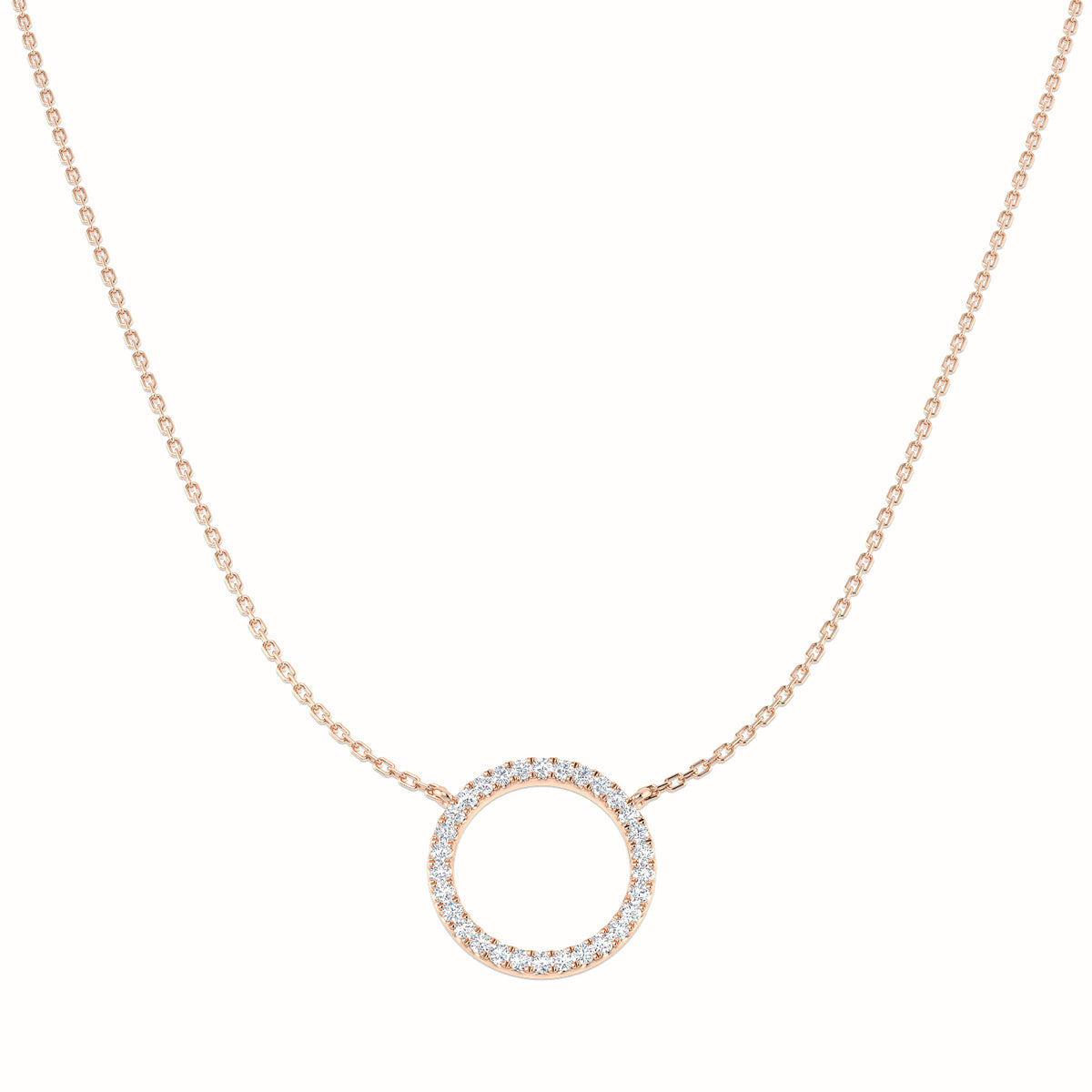 Circle of Life Diamond Ring 0.1ct–0.33ct – SN1915 – 18k Rose Gold