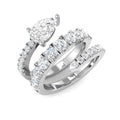 Fancy Lab-Grown Diamond Ring 1.89ct – SR7337 – 18k White Gold