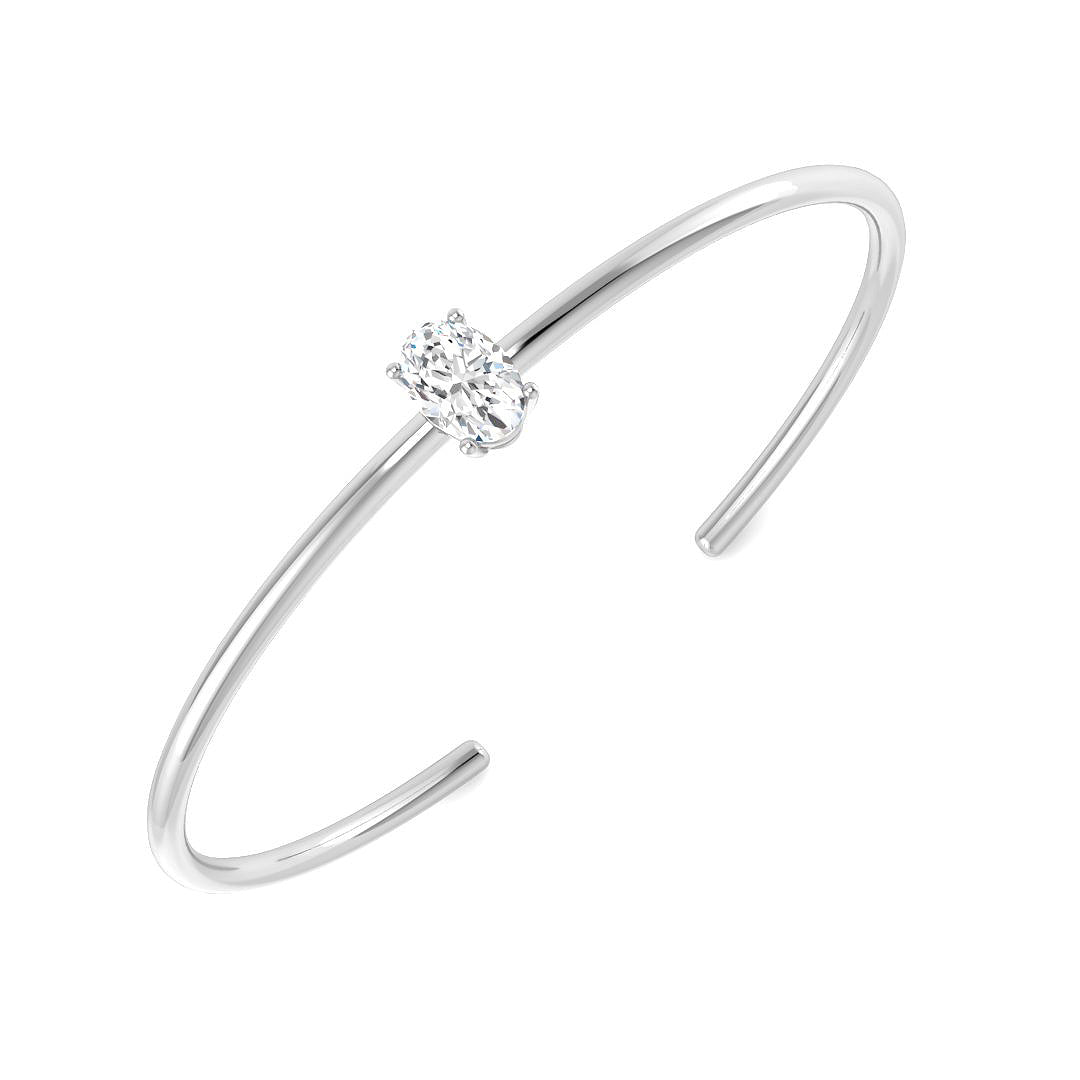 Fancy Lab-Grown Diamond Ring 1.0ct – SBK1318 – 18k White Gold