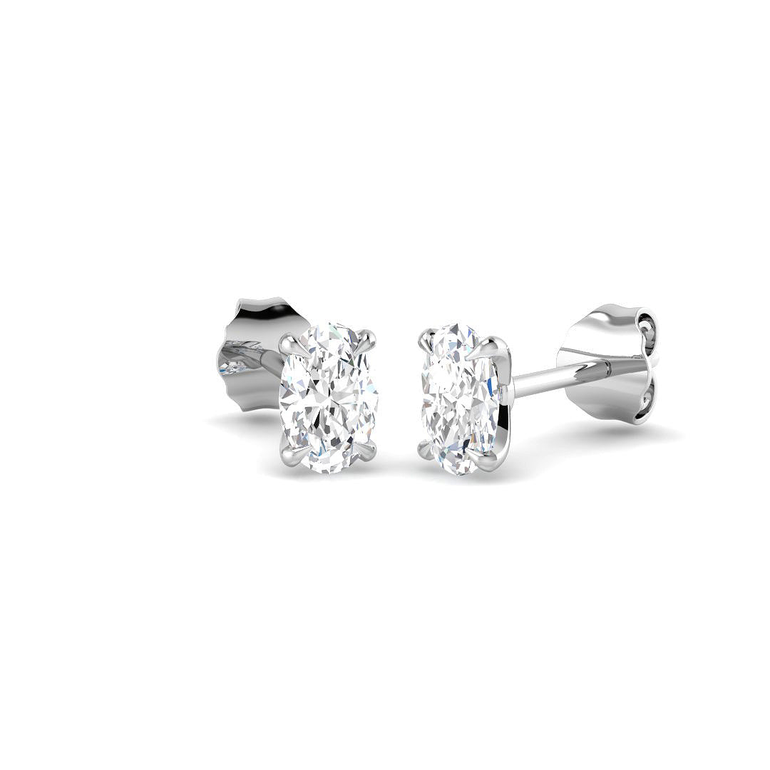 Solitaire Diamond Ring 0.79ct – SE7485 – 18k White Gold