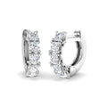 Hoops Diamond Ring 0.89ct – SE7107 – 18k White Gold