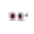 Ruby Diamond Ring 1.25ct – SE7727~RY – 18k White Gold