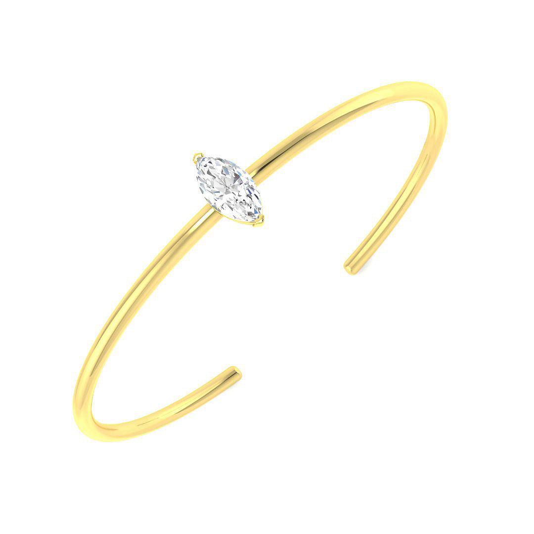Fancy Lab-Grown Diamond Ring 1.02ct – SBK1317 – 18k Yellow Gold