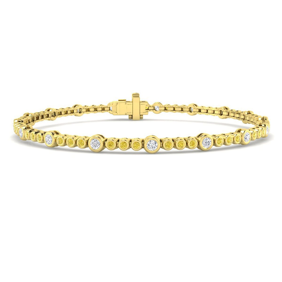 Spectacle & Solitaire Diamond Ring 1.31ct – SB3080~YELL – 18k Yellow Gold