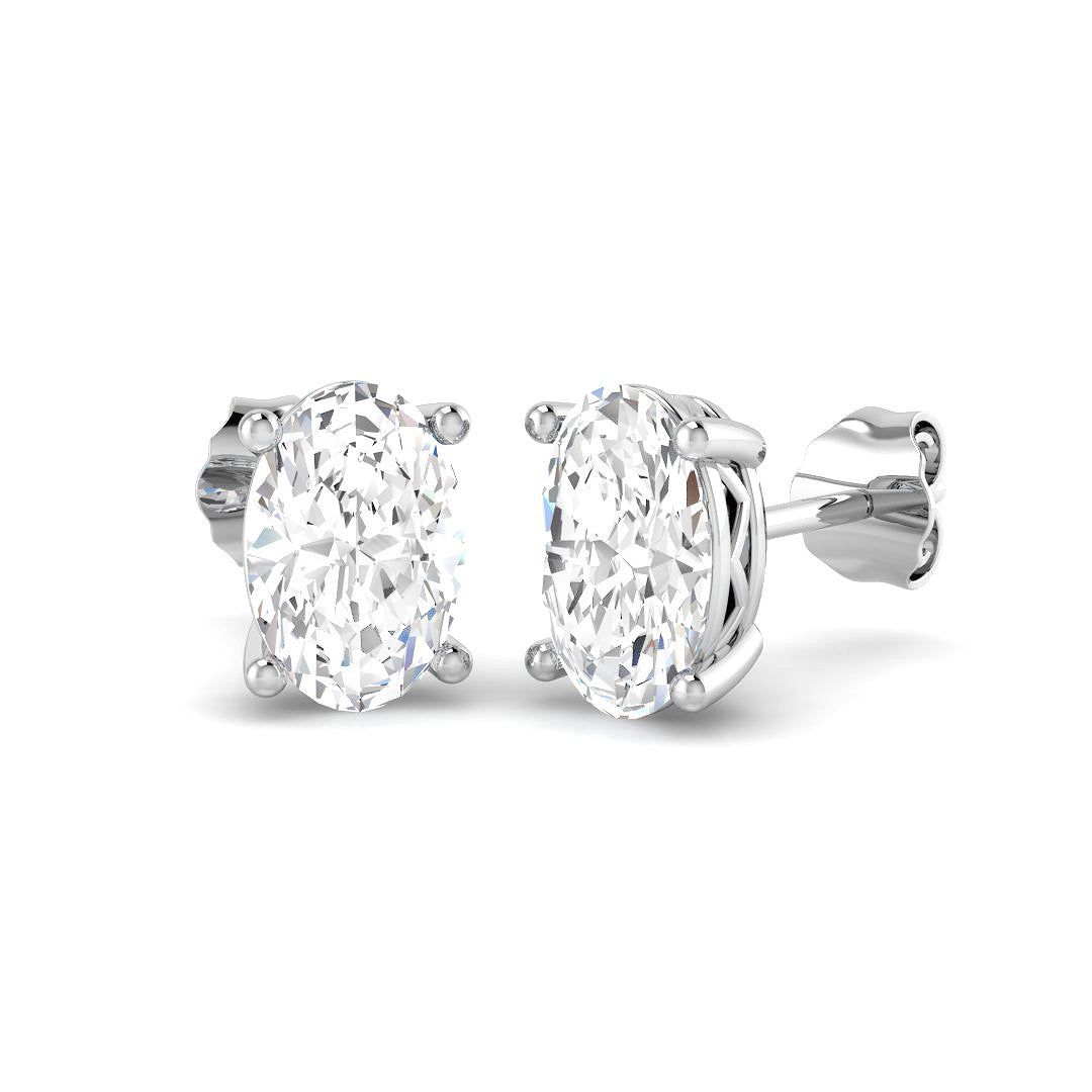 Solitaire Lab-Grown Diamond Ring 2.03ct – SE7352 – 18k White Gold