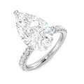 Engagement Lab-Grown Diamond Ring 5.53ct – SR6134 – 18k White Gold
