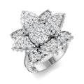 Fancy Diamond Ring 4.07ct – SR4280 – 18k White Gold