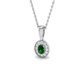 Halo Diamond Ring 0.24ct – SP7129~EM – 18k White Gold