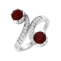 Fancy Diamond Ring 1.44ct – SR6590~RY – 18k White Gold