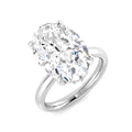 Engagement Lab-Grown Diamond Ring 6.31ct – SR6750 – 18k White Gold