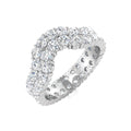 Wishbone Diamond Ring 2.68ct – SR5600 – 18k White Gold