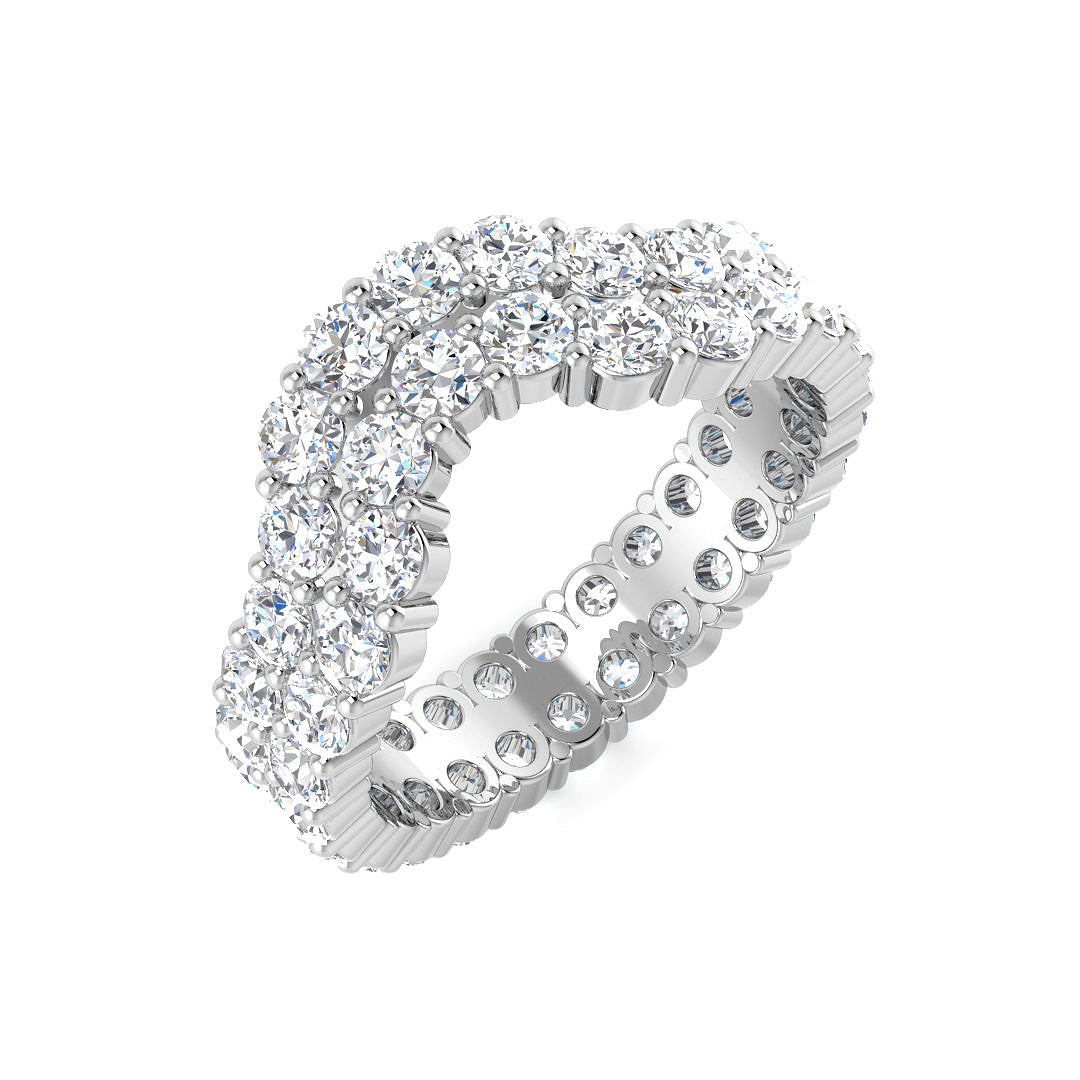 Wishbone Diamond Ring 2.68ct – SR5600 – 18k White Gold