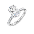Engagement Lab-Grown Diamond Ring 2.45ct–2.47ct – SR5733 – 18k White Gold