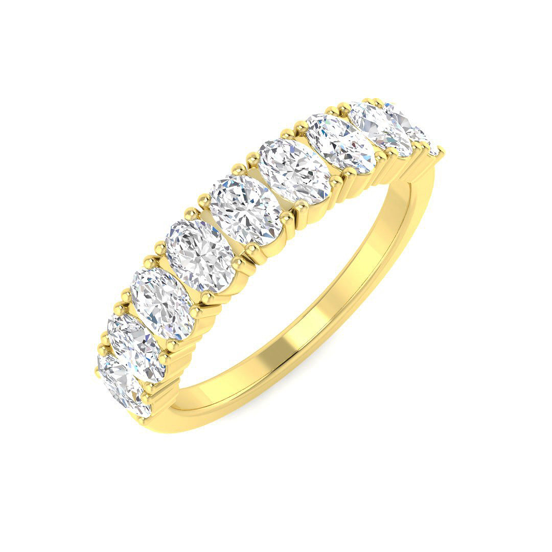 Multi Stone Diamond Ring 1.42ct – SR7836 – 18k Yellow Gold