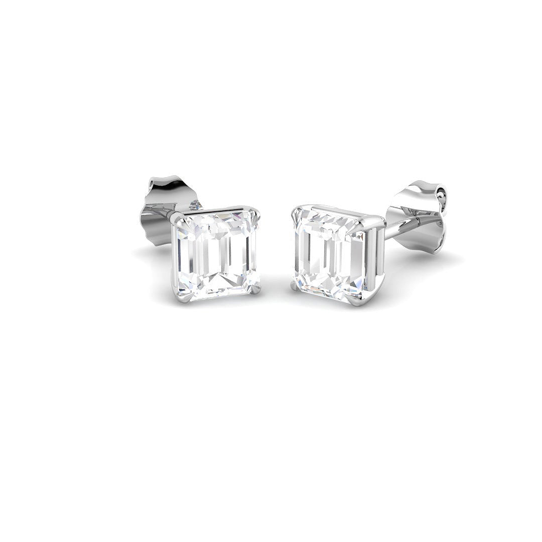 Solitaire Lab-Grown Diamond Ring 2.01ct–6.17ct – SE7601 – 18k White Gold