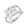 Fancy Diamond Ring 1.43ct – SR6661 – 18k White Gold